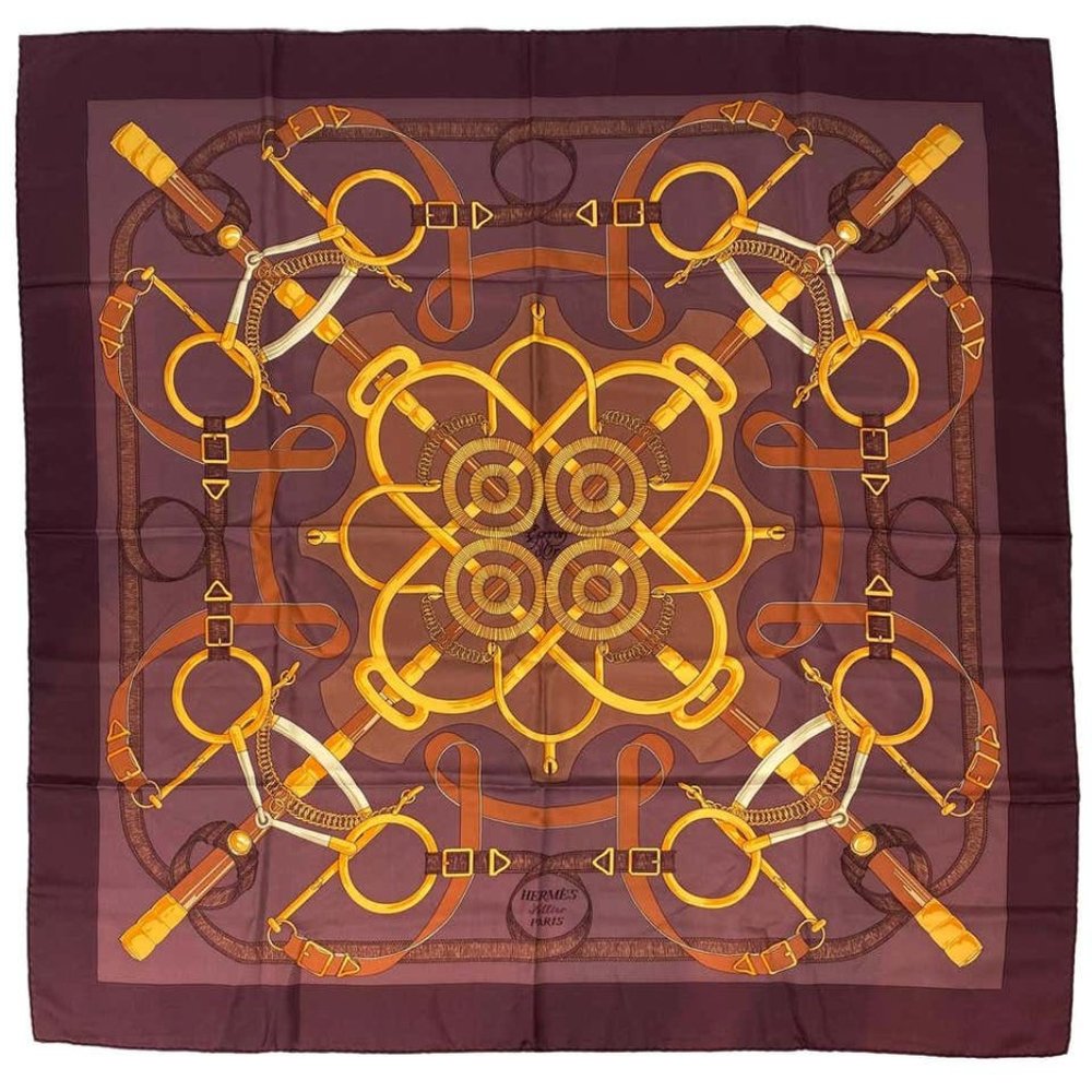 Hermes Silk Scarf